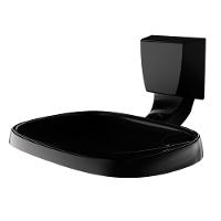 Saboneteira Quadrada Preta 2009 F24 - 7140058 - Lorenzetti - 1