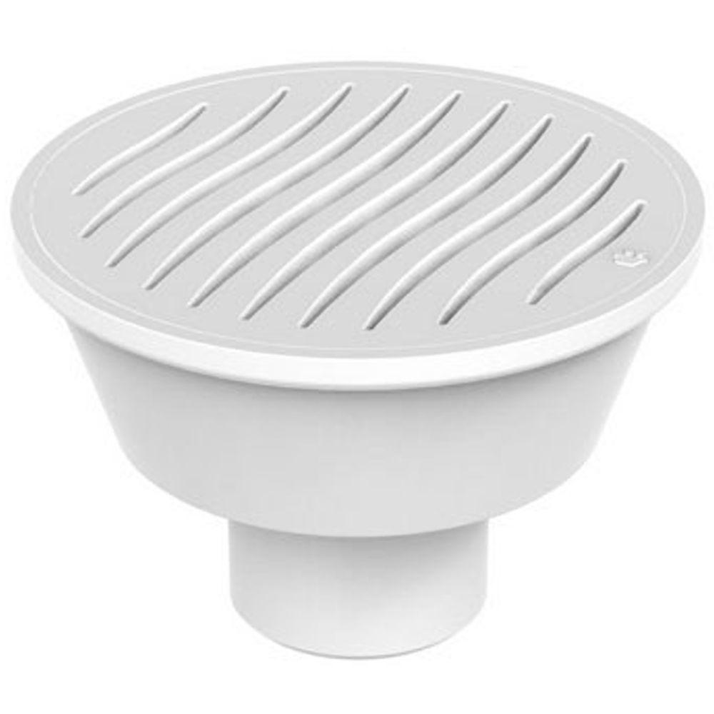 Ralo Cônico Branco Grelha 100x40mm - 27258824 - Tigre - 1