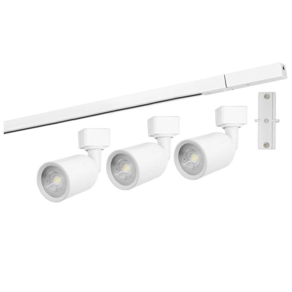 Kit Trilho Direct Led 3000k Branco - 15090232 - Taschibra - 1