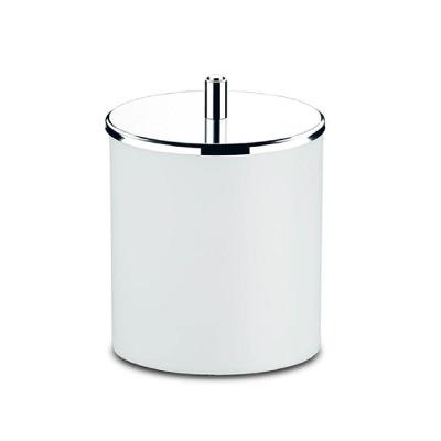 Lixeira Pp Tampa Inox Branca 18,5x23 Cm - 3400-202 - Brinox