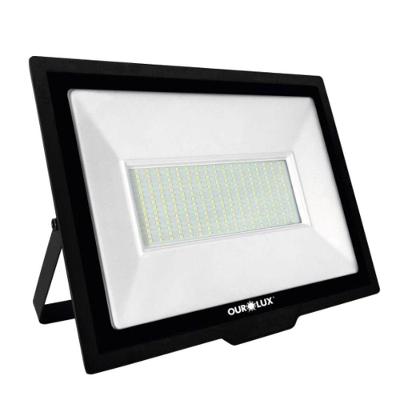 Superled Projetor Slim 300 Watts Preto 6500k - 3276 - Ourolux Projetor Superled Slim 300w Biv Preto 6500k