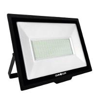 Superled Projetor Slim 300 Watts Preto 6500k - 3276 - Ourolux Projetor Superled Slim 300w Biv Preto 6500k - 1