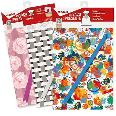 Kit Saco De Presente Sortido 60x90cm 1 Unidade - 350912 - Cromus