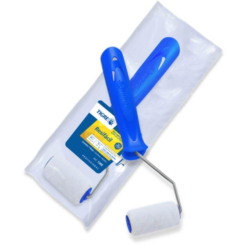 Rolo Para Epoxi, Esmalte E óleo Com Cabo 5cm 1366-050 - 61366050 - Pincéis Tigre - 1