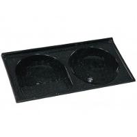 Tanque De Granito Sintético Duplo N°2 Com 110x55cm Preto - 500208 - A.j.rorato - 1