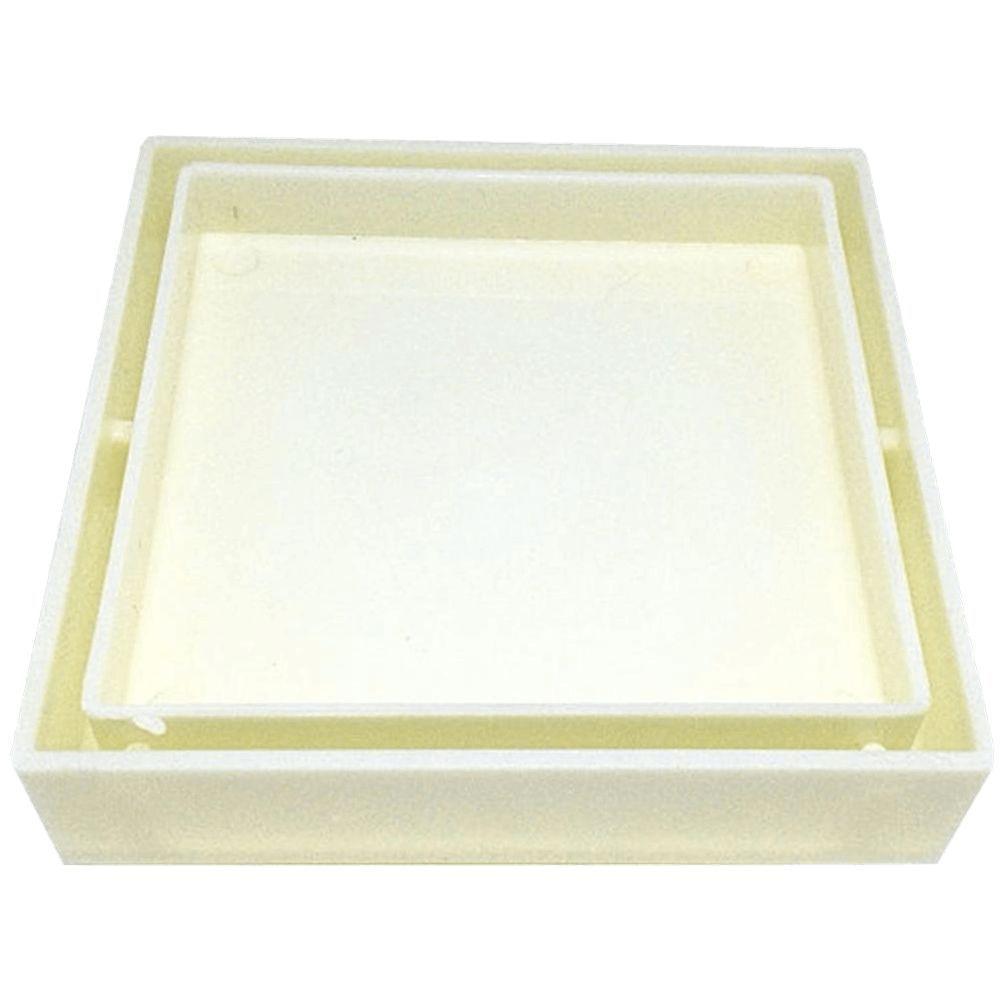 Ralo Invisível 13x13cm Bege - P&l Ralo Invisivel 130x130mm Bege P&l - 1