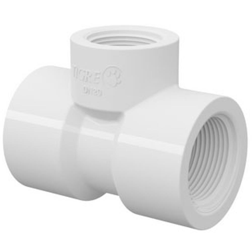 Tê De Redução 90º Graus Soldável 3-4""x1-2"" - 20202505 - Tigre Te Red.90graus Rosc.3-4x1-2 Tigre 20202505 - 1