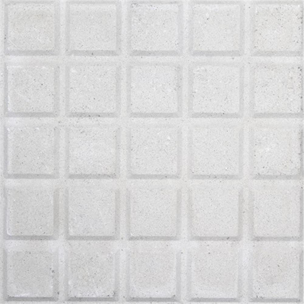 Piso 25 Dados Branco 20x20cm Amarrado Com 20 Peças 0,80m² - Artesanal Piso 20x20 25dados Branco Am20pcs 0,80m2 Artesanal - 1