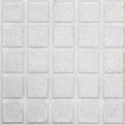Piso 25 Dados Branco 20x20cm Amarrado Com 20 Peças 0,80m² - Artesanal Piso 20x20 25dados Branco Am20pcs 0,80m2 Artesanal