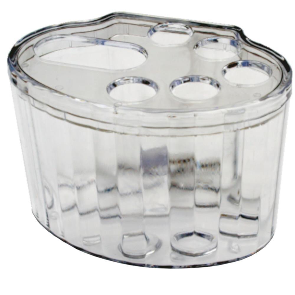 Porta Pasta E Escova De Dentes Cristal - 154c - Daivak Porta Pasta-escova Dente Cristal Daivak - 1