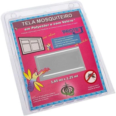 Tela Mosquiteiro Cinza Com Velcro 1,25 X 1,65 Metros - 401-prot.m - Victoria Reggia