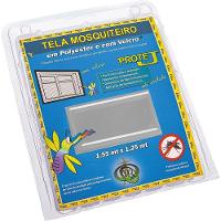 Tela Mosquiteiro Cinza Com Velcro 1,25 X 1,55 Metros - 401-prot.b - Victoria Reggia - 1