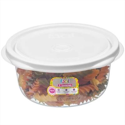 Pote Redondo Cores Sortidas 620ml - 110-6 - Sanremo Pote Redondo 620ml Sanremo 110-6