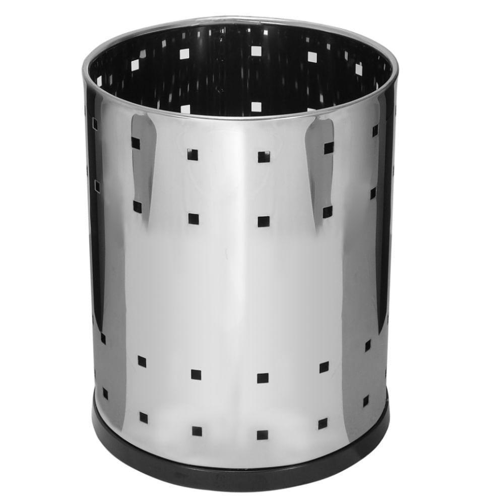 Lixeira Telada De Aço Inox 13 Litros - B8 - Jsn Lixeira Telada De Aço Inox 20 Litros - B8 - Jsn - 1