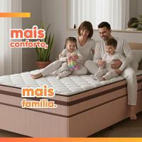 Cama Box Baú Solteiro Molas Ensacadas Bali 88x188x63cm Bege - 7