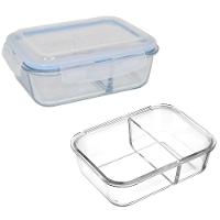 Vasilha De Vidro Hermética Com Tampa 1520ml Mantimentos Para Microondas Geladeira Comida Pote - 1