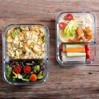 Vasilha De Vidro Hermética Com Tampa 1520ml Mantimentos Para Microondas Geladeira Comida Pote