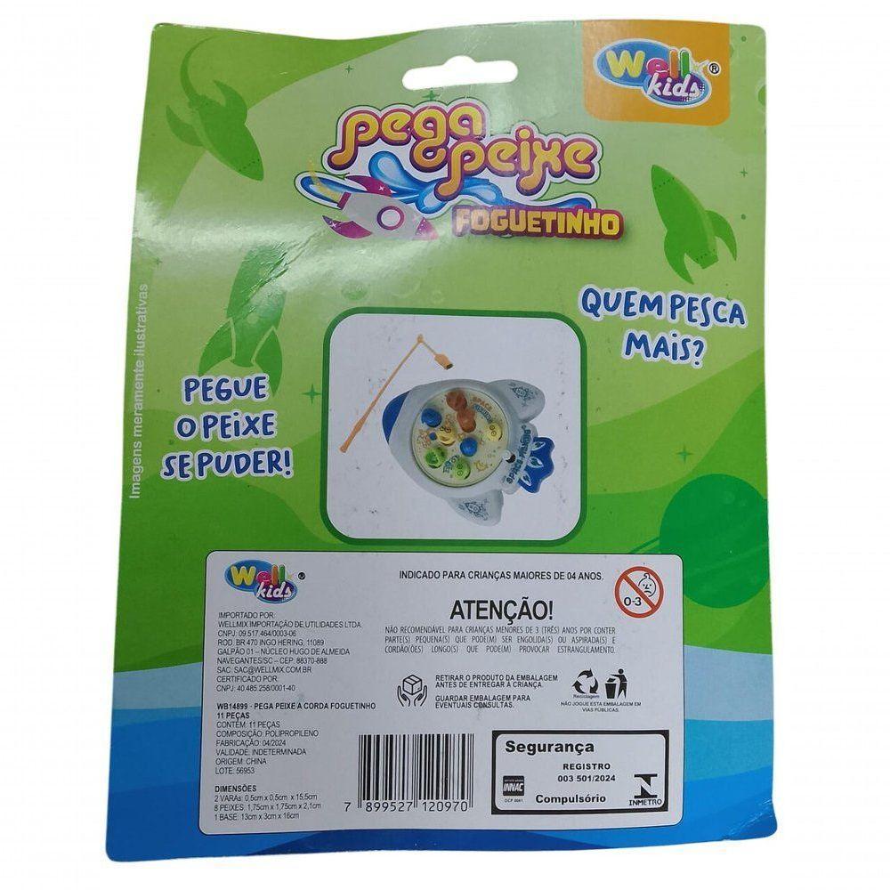 Pega Peixe Corda Pescaria Brinquedo Infantil - 3