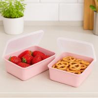 Kit 3 Potes Conjunto Multiuso Cozinha Freezer Micro-ondas Porta Alimentos Frutas Academia Trabalho Escola Rosa