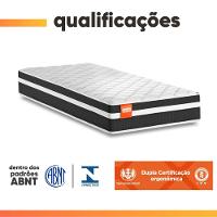 Cama Box Baú Solteiro Molas Ensacadas Bali 88x188x63cm Preto - 6