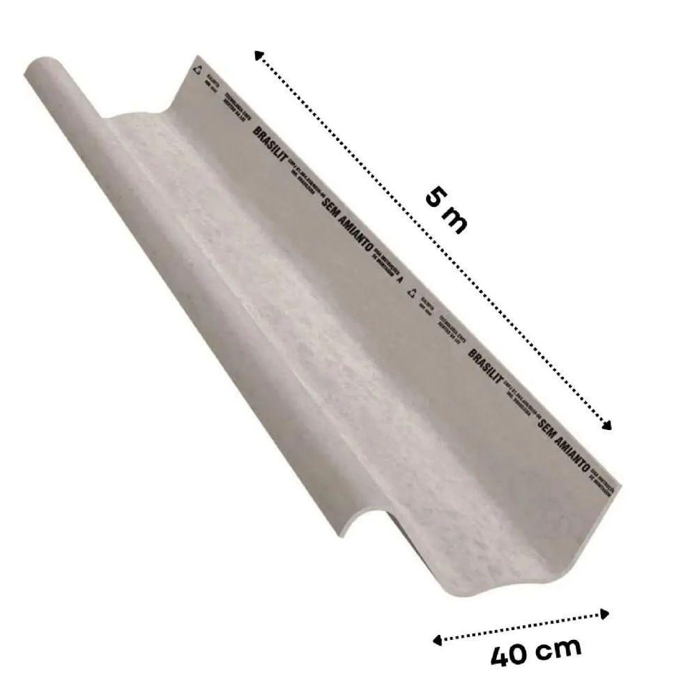 Telha Kalheta 8mm 5 Metros - 232085005 - Brasilit Telha Kalheta 8mm 5,00m Crfs - 4