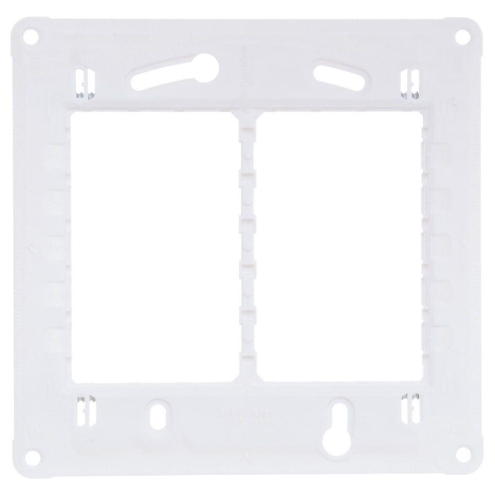 Suporte 4x4 Para 6 Módulos Branco Orion - S71020324 - Schneider Suporte 4x4 P-6modulos Bco Schneider - 1