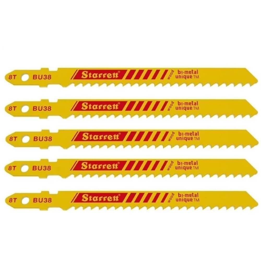 Serra Tico-tico Bi-metal 75mm 8 Dentes - Bu38 - Starrett Serra Tico-tico Bi-metal 75mm 8d Starret Bu38 - 1