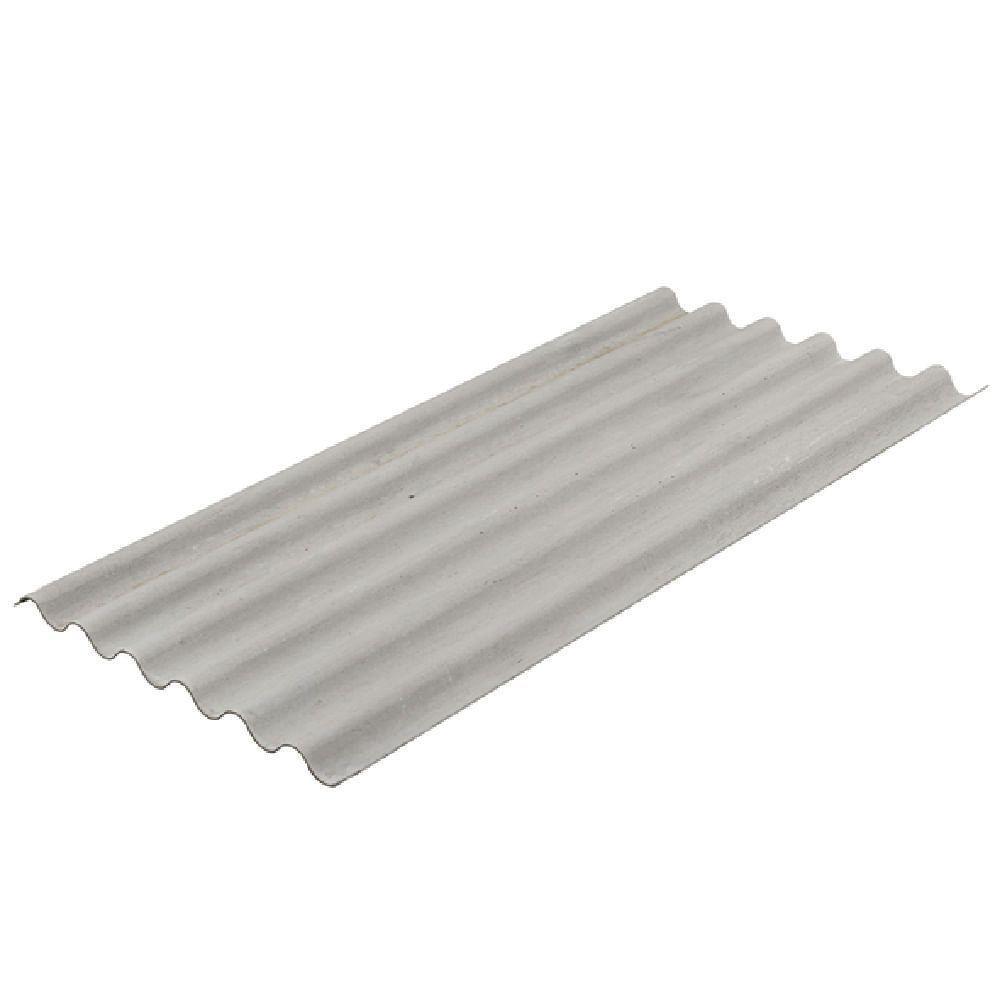Telha De Fibrocimento Ondulada 6 Mm 1,53 X 1,10 Metros - Brasilit Telha Ondulada 6mm 1,53x1,10m Crfs - 2