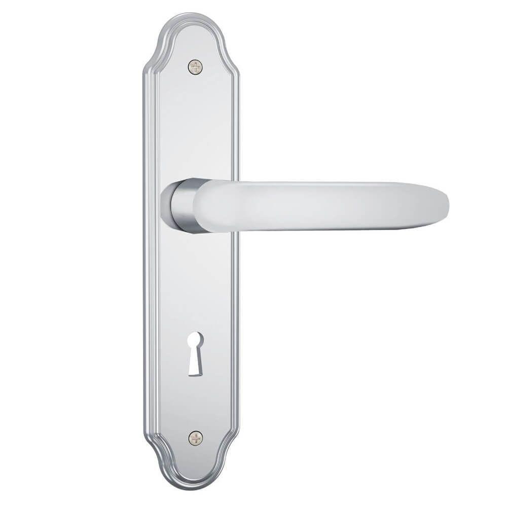 Fechadura 813-11 Interna Com Acabamento Cromado E Espelho De Aço Inox - 33246 - Stam - 1