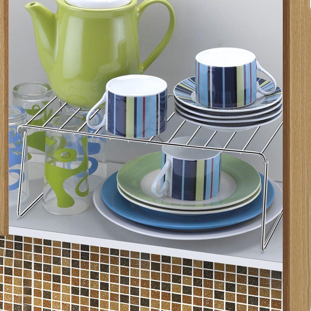 Prateleira Multiuso De Apoiar Para Armário Cromada - 1829 - Arthi - 2