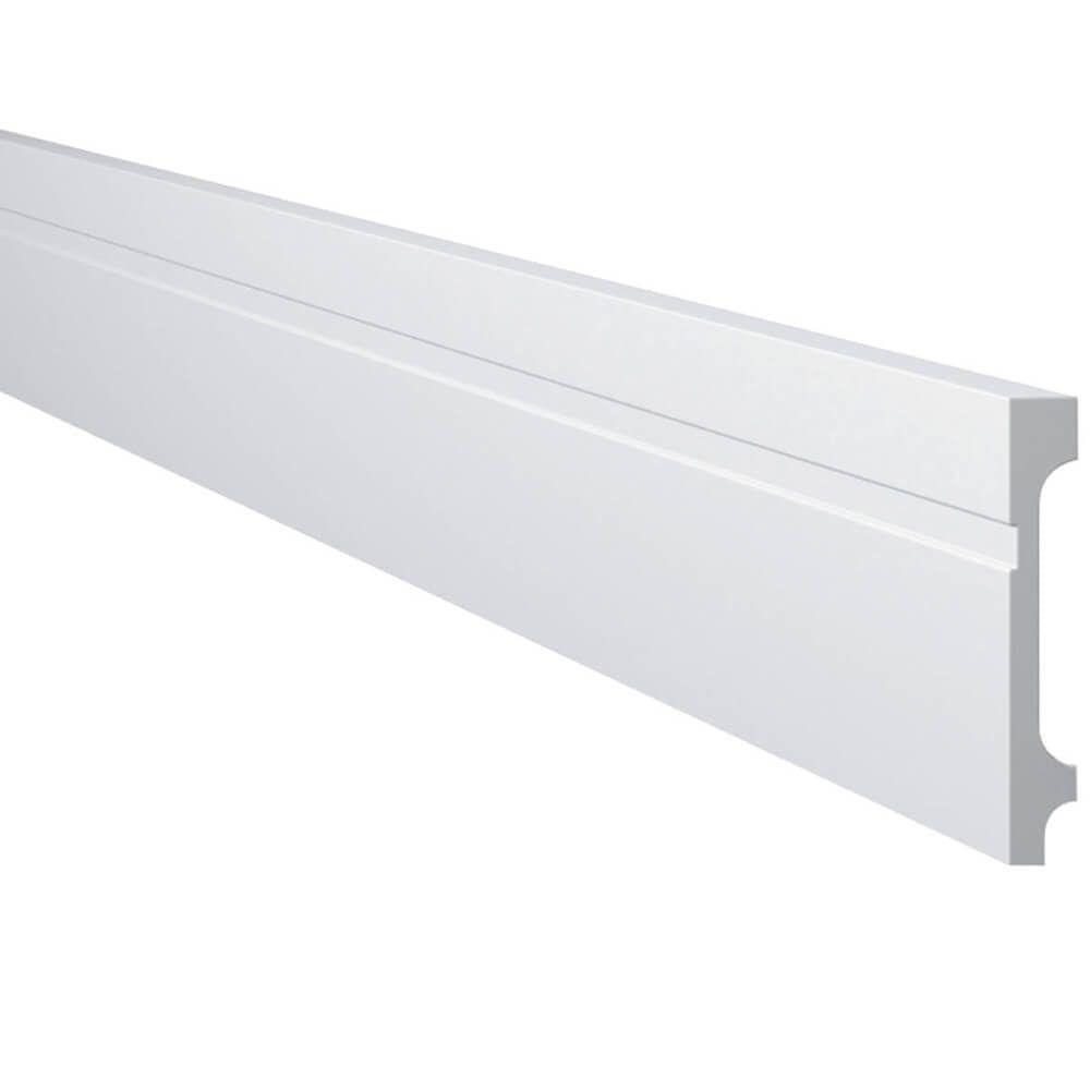 Rodapé De Poliestireno Wallstyl Fb11 Diy 11 Cm X 2,44 Metros - 112002 - Nmc - 1