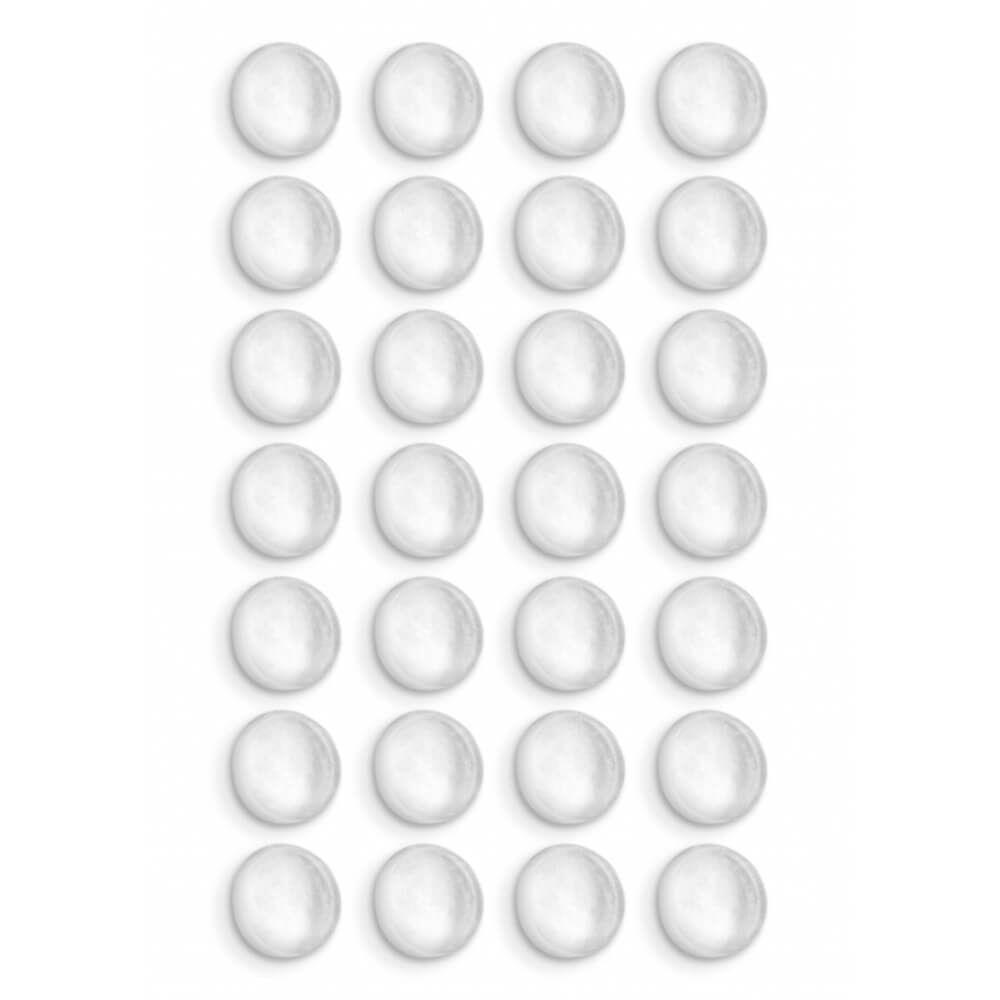 Protetores Anti-impacto Transpararente Com 28 Peças 8 X 8 Mm - Pr2141 - Pinceis Atlas - 1