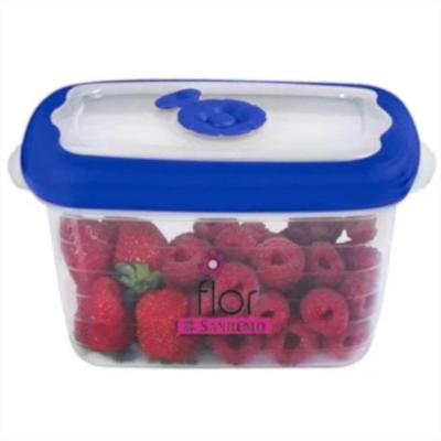 Recipiente Retangular Pequeno Alto Cores Sortidas 700ml - 718-5 - Sanremo Recep.ret.peq.alto 700ml Sanremo 718-5