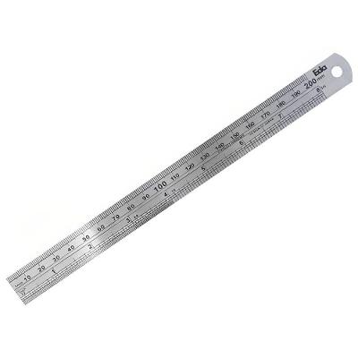 Régua De Aço Inox 8"" 20 Cm - 0ar - Eda Régua De Aço Inox 8" 200mm - 0ar - Eda