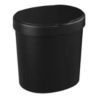 Lixeira Com Tampa Para Pia Preto 4 Litros - 10902-0008 - Coza - 1