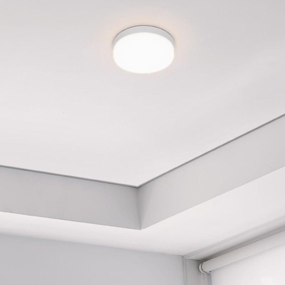 Painel Led Frameless Redondo Sobrepor 18 Watts 6500k - 15140125 - Taschibra - 4