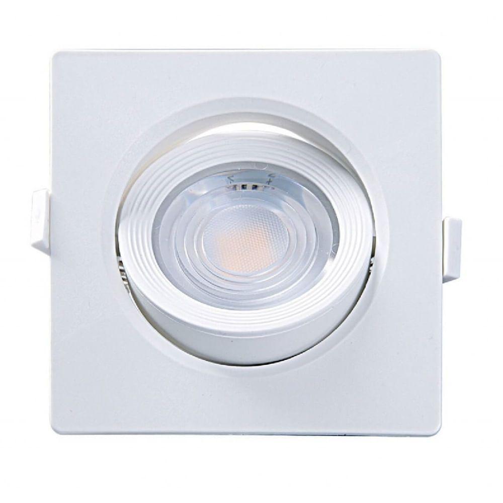 Spot Led Quadrado Embutir Alltop Par20 7 Watts 6500k - 15090196 - Taschibra - 1