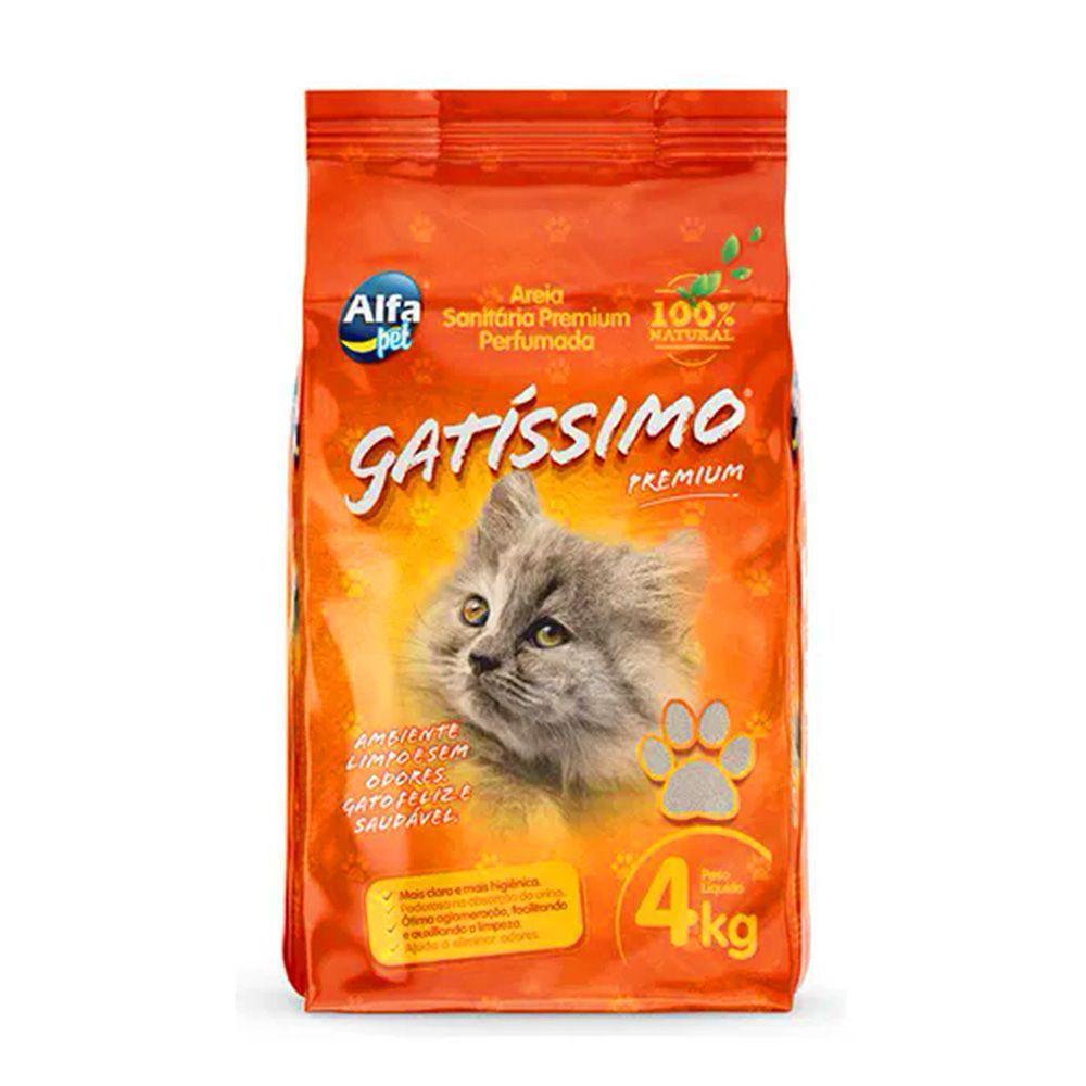Kit 5 Areia Para Gato Gatissimo 4kg - 5
