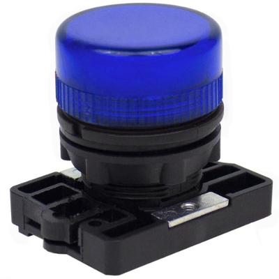 Sinalizador Luminoso Azul - Sllsl4 - Steck Sinalizador Luminoso Azul S-lsl4- Sllsl4 Steck