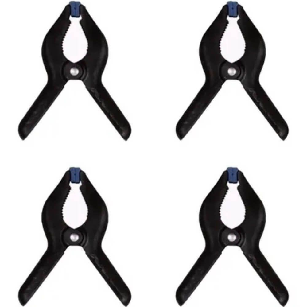 Kit Com 4 Unidades Grampos De Nylon Com 3 - 7353 - Brasfort Kit Com 4 Unidades Grampos De Nylon Com 3 - 7353 - Brasfort - 1