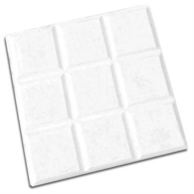 Piso 9 Dados Branco 20x20cm Amarrado Com 20 Peças 0,80m² - Artesanal Piso 20x20 9dados Branco Am20pcs 0,80m2 Artesanal
