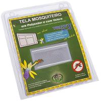Tela Mosquiteiro Cinza Com Velcro 1,25 X 1,05 Metros - 401-prot.a - Victoria Reggia - 1