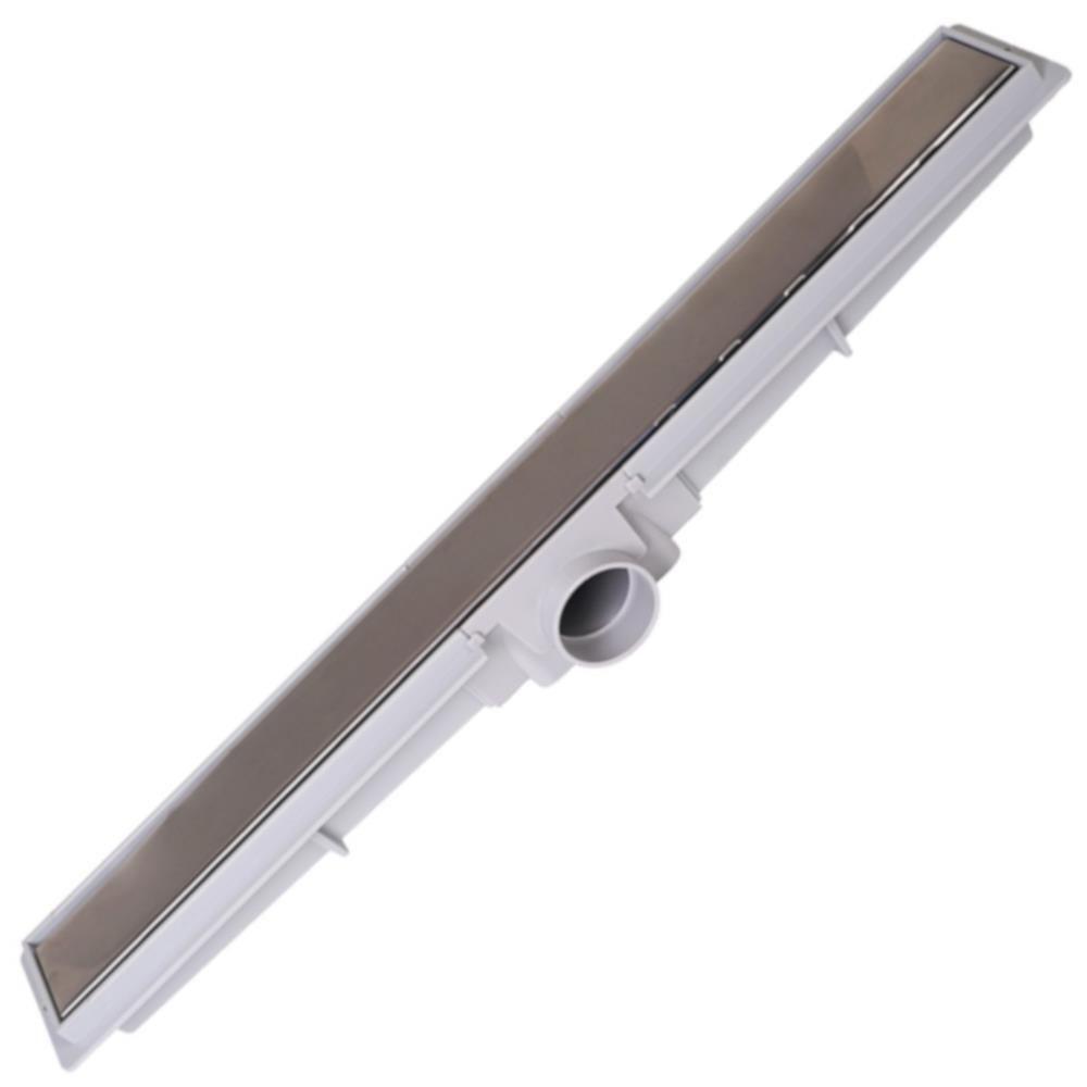 Ralo Linear Com Grelha Em Inox Luxo 5cm X 50cm - 1445 - Estrela Ralo Linear Luxo 5x50cm C-grelha Inox - 1