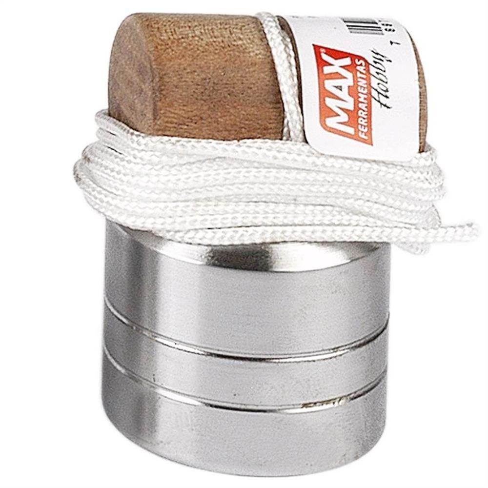 Prumo De Aço Parede 400g - 80555 - Max Prumo De Parede Aco 400g - 1