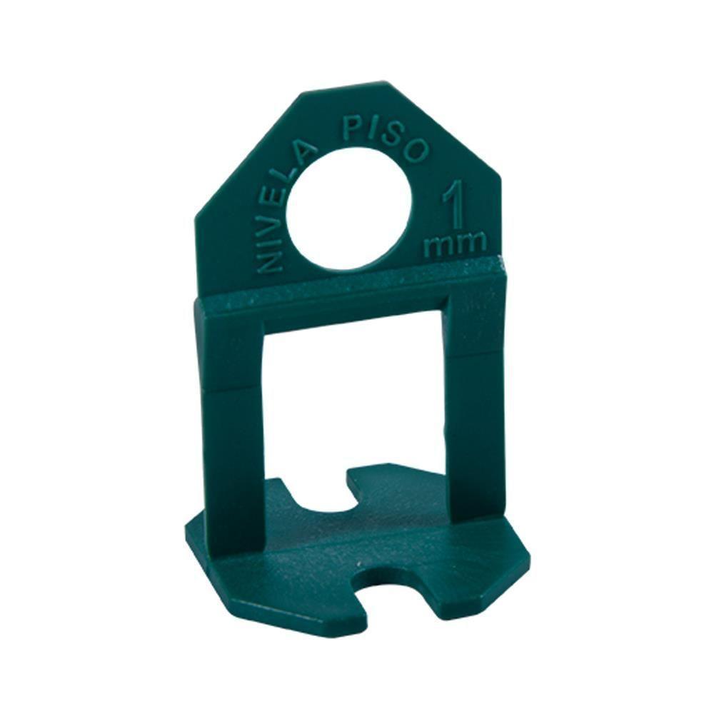 Nivelador De Piso 1,00mm Verde Com 100 Unidades - Npc-10 - Astra Nivelador De Piso Comp.1,00mm Vd C-100un Npc-10 - 1