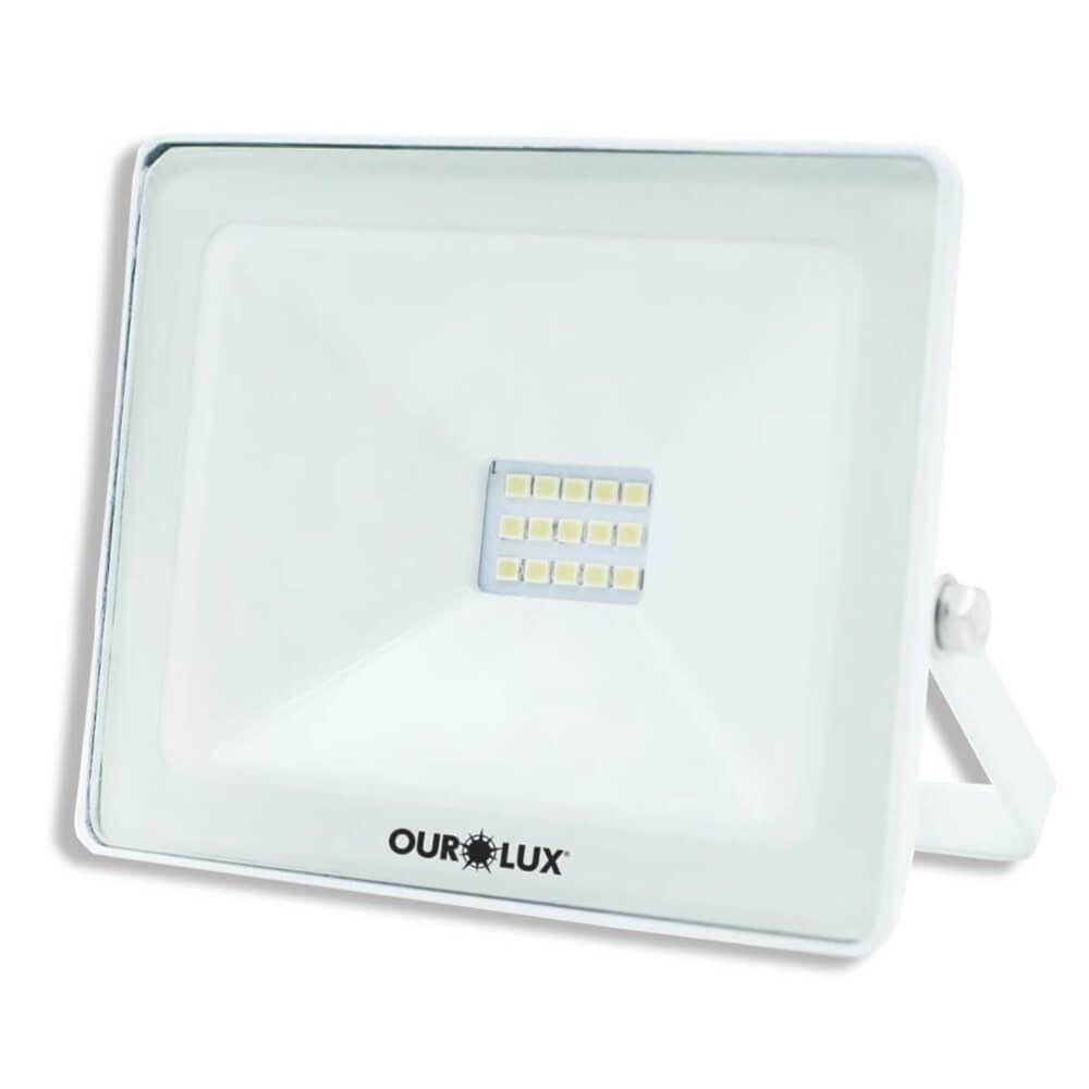 Projetor Slim Superled Branco 50 Watts Bivolt 6500k - 03264 - Ourolux - 4