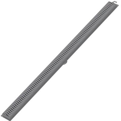 Ralo Linear Flat 90cm Grelha Cinza - 100018907 - Tigre