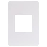 Placa 4x2 2 Postos Adjacentes Branco Orion - S730102004 - Schneider Placa 4x2 2 Postos Adjacentes Bco Schnei - 1