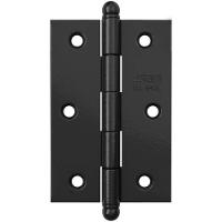 Dobradiça Pino E Bola 3.1-2" X 2.5-16" X 1,7mm Preto Sem Anel E Com Canto Reto - 42073 - Stam - 1