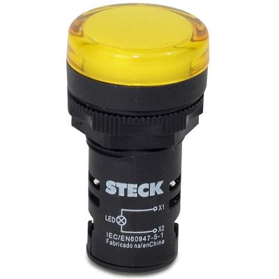 Sinalizador Led 110v Amarelo - Slds1103 - Steck Sinalizador Led 110v Am Slds1103 Steck